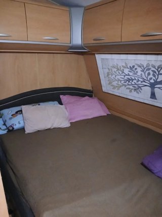 Caravana blanca sun roller