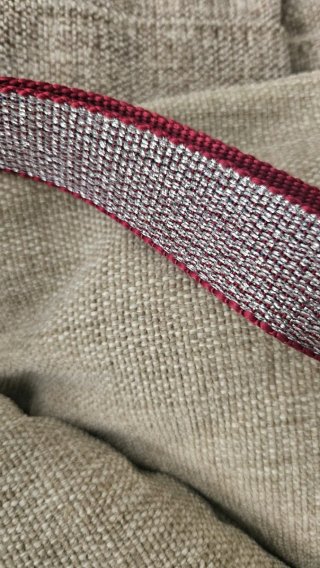 Bolso DE LA MUR rojo terciopelo - Nuevo a estrenar