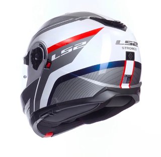 Casco Modular LS2 FF908 Strobe II Blanco Azul