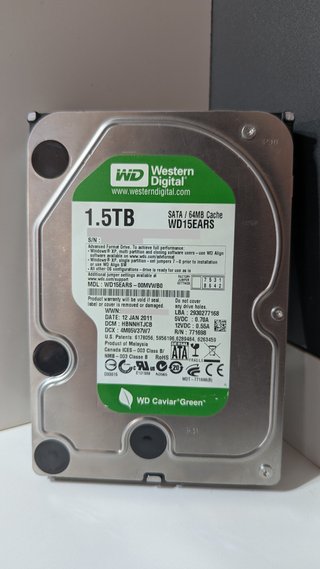 WD Green 1.5TB HDD (Piezas/Reparación)