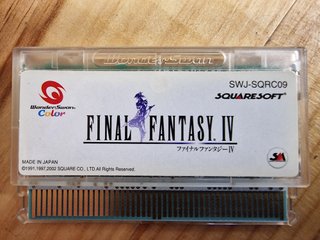 Juego WonderSwan Color Final Fantasy IV FF IV RPG
