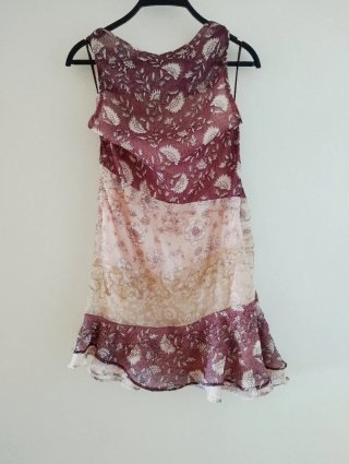 Vestido halter floral