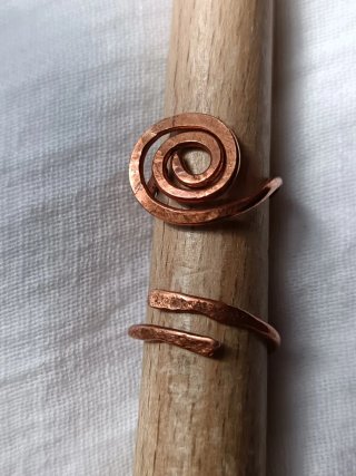 Set 2 Anillos Cobre Ajustables