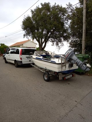 Barca 4.5m 45CV con remolque