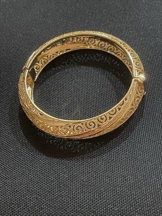 Pulsera Oro Laminado 14k Diseño Filigrana
