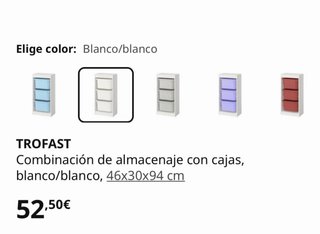 Mueble organizador Ikea Trofast