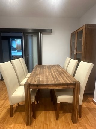 Mesa de centro madera maciza