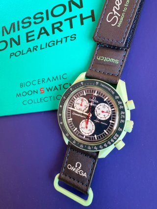 Omega x Swatch Mission to Earth Polar Lights