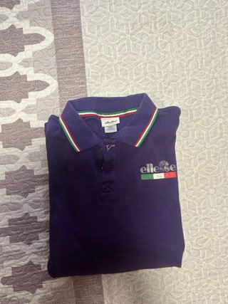 Polo Ellesse Italia Vintage Viola Taglia 2XL