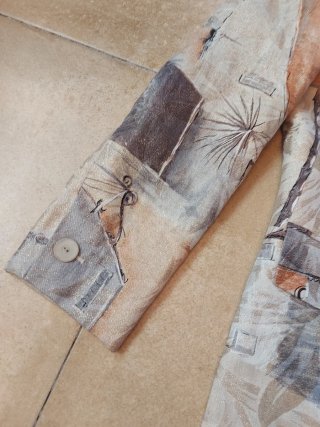 Giacchetta Vintage Stampata Louis Feraud Taglia 44