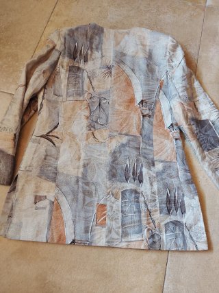 Giacchetta Vintage Stampata Louis Feraud Taglia 44
