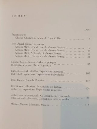 ANTONI MIRO - UNE DECADE DE PINTEU PINTURA