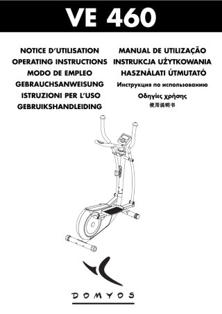 Bicicleta Elíptica Gris y Azul