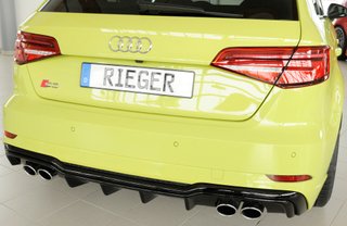 Difusor Trasero Audi S3 8V/S-Line Rieger 2016+