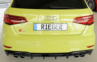 Difusor Trasero Audi S3 8V/S-Line Rieger 2016+