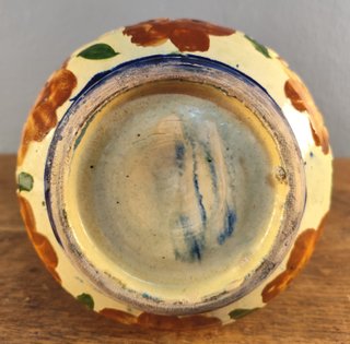 Botijo de cerámica esmaltada estilo pop