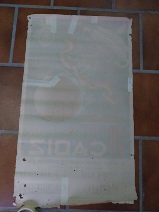 Cartel VII Trofeo Ramón de Carranza 1961