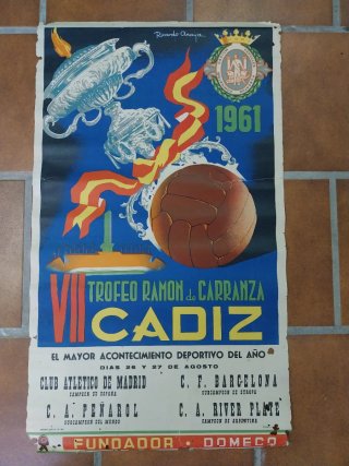 Cartel VII Trofeo Ramón de Carranza 1961