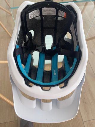 Casco POC Axion Spin talla M blanco mate
