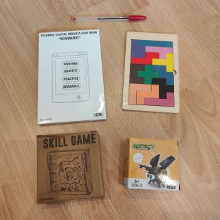 Lote 4 juegos educativos y pasatiempos, nuevos