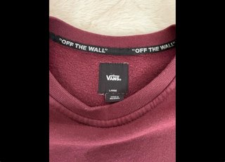 Sudadera Vans Roja Unisex