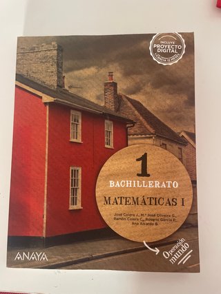 Matemáticas I 1 Bachillerato