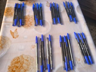 Lote 5 Bolígrafos BIC Cristal Azul 1.6mm