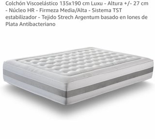 Colchón Viscoelástico 135x190cm Usado