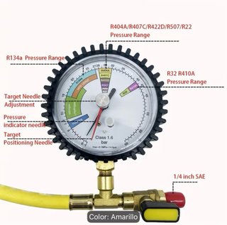 Manómetro Presión A/C Nitrógeno