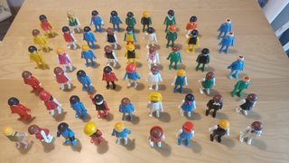 Playmobil Lote 54 personajes vintage (1974) lote 3