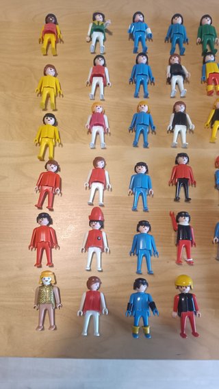 Playmobil Lote 54 personajes vintage (1974) lote 3