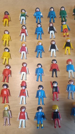Playmobil Lote 54 personajes vintage (1974) lote 3