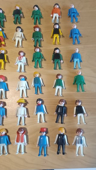 Playmobil Lote 54 personajes vintage (1974) lote 3