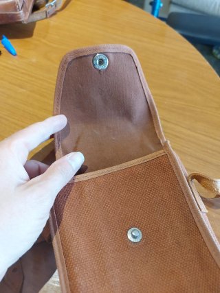 Funda Vintage Lona y Cuero Cámara