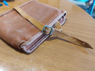 Funda Vintage Lona y Cuero Cámara