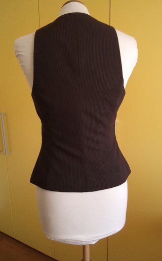 Gilet donna marrone