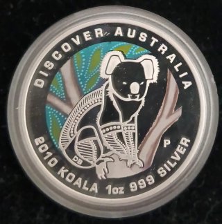 Onza Plata Koala Perth Mint 2010