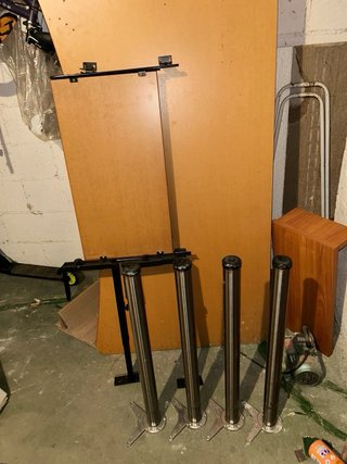 Mesa de ordenador/escritorio con soporte para PC,