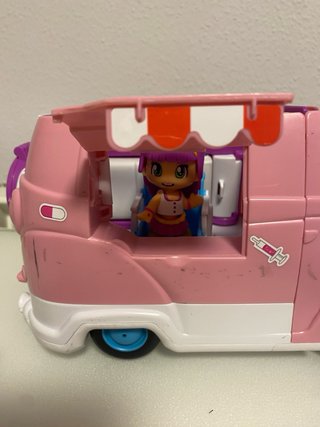 Ambulancia Pin y Pon rosa