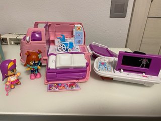 Ambulancia Pin y Pon rosa