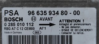 CENTRALITA AIRBAG PEUGEOT 207 1.6 16V HDi 9663593