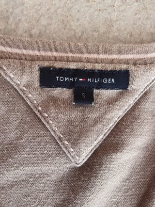 Jersey Tommy Hilfiger Beige De Punto Fino Talla S