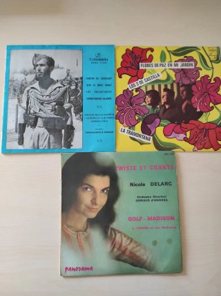 Lote 6 Vinilos 7", antiguos