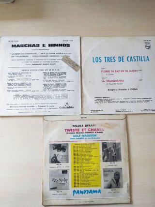 Lote 6 Vinilos 7", antiguos