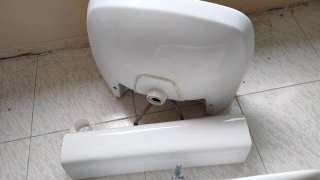 2 Lavabos con Pie Porcelana Blanca