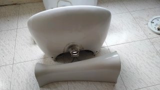 2 Lavabos con Pie Porcelana Blanca
