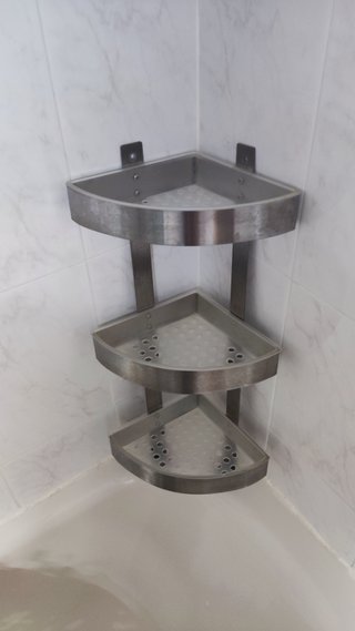 Estantería de ducha acero inoxidable