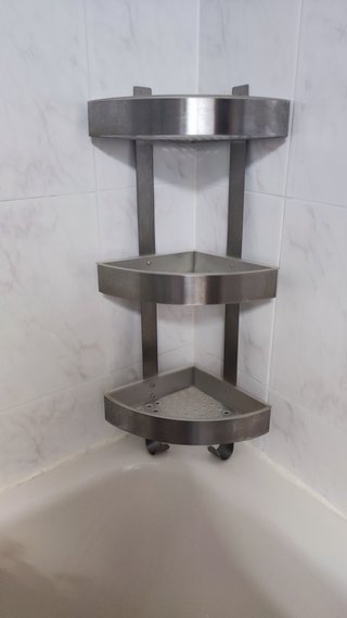 Estantería de ducha acero inoxidable