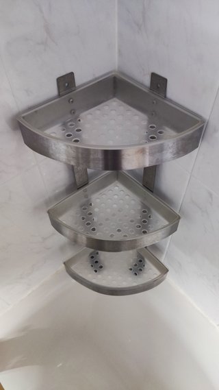 Estantería de ducha acero inoxidable