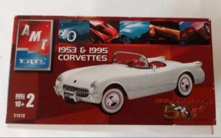 Maqueta AMT 1953 & 1995 Corvettes 1:25
